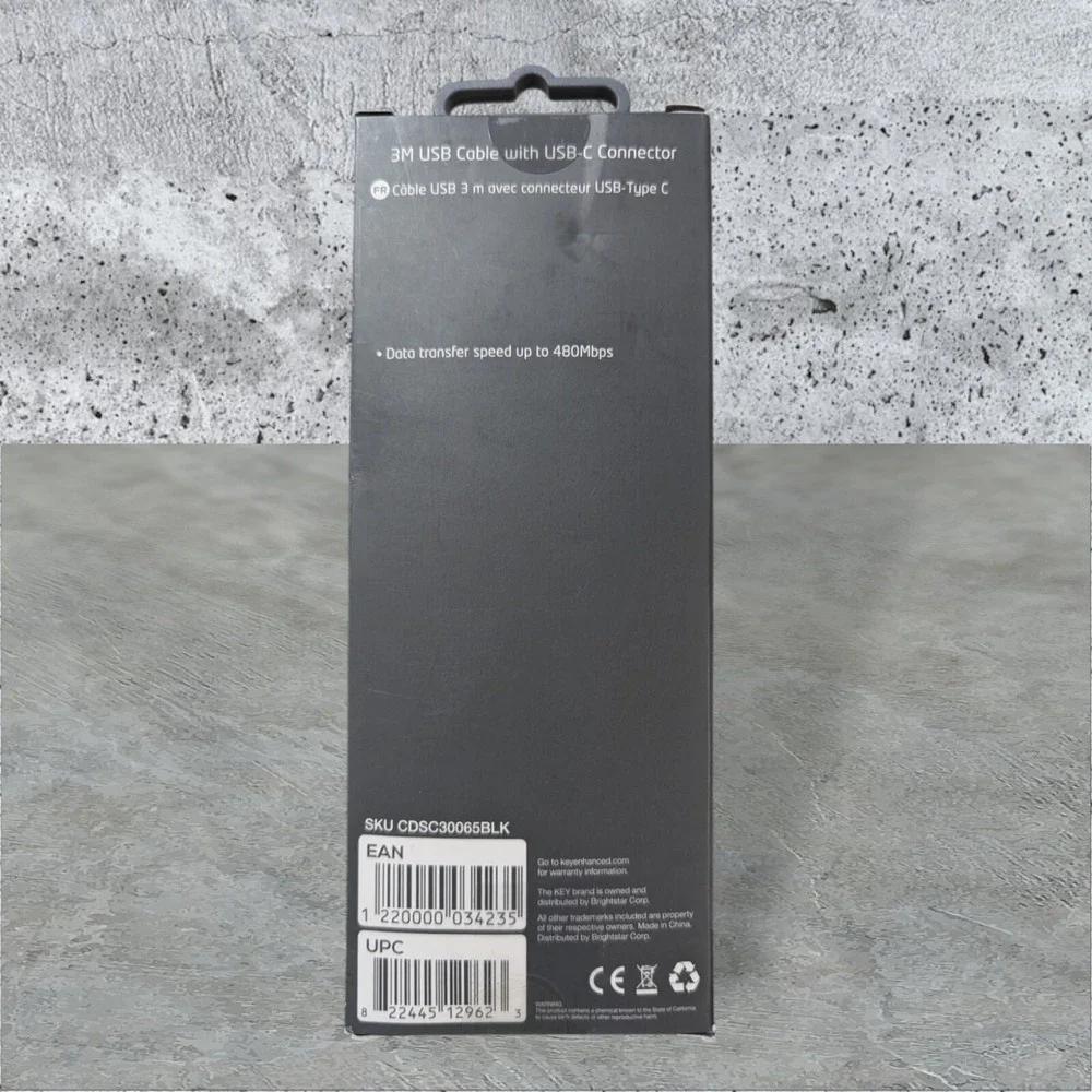 Q2. Key 480Mbps 10 Feet Charge & Sync 3m Cable With USB-C‎ Connector